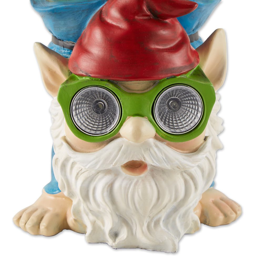 Handstand Solar Gnome Figurine