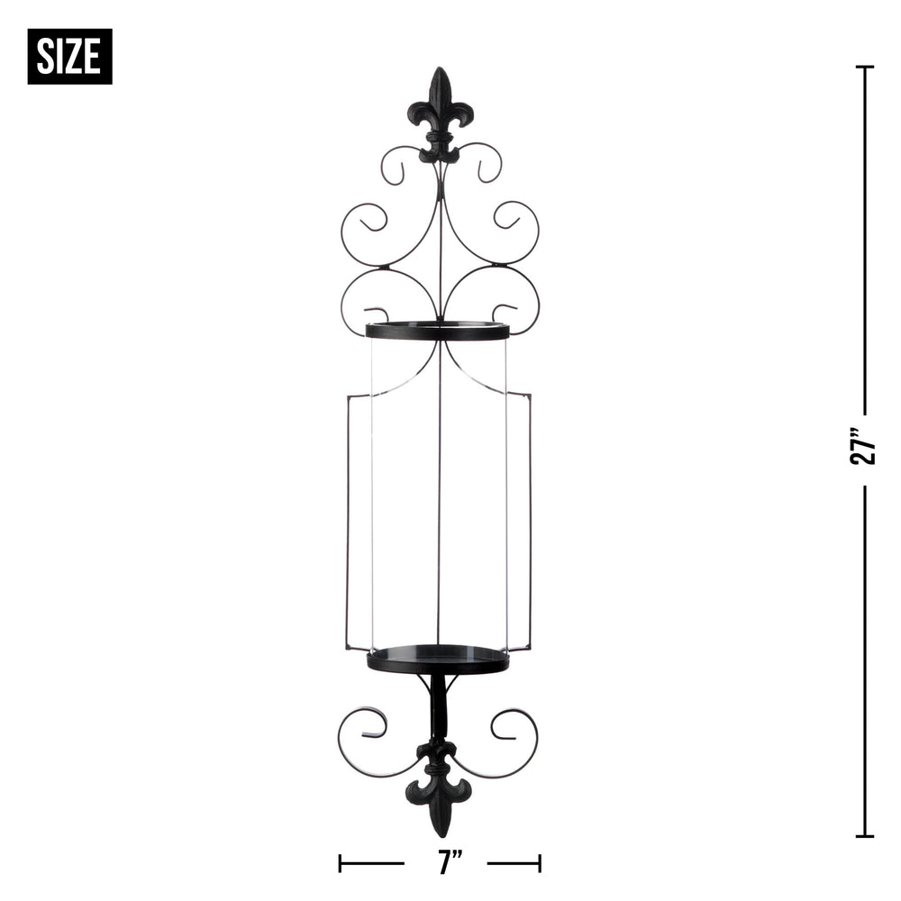 Fleur De Lis Wall Sconce