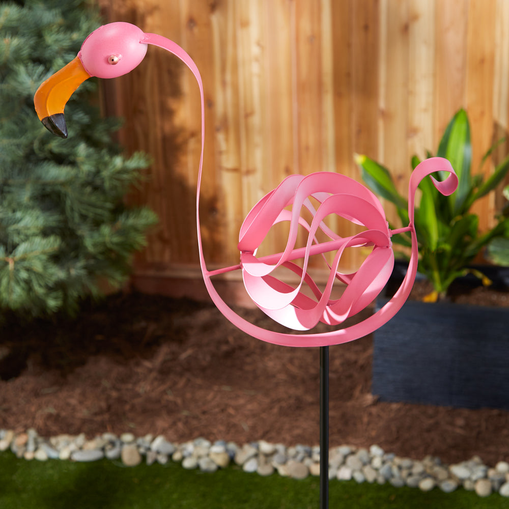 Flamingo Garden Stake