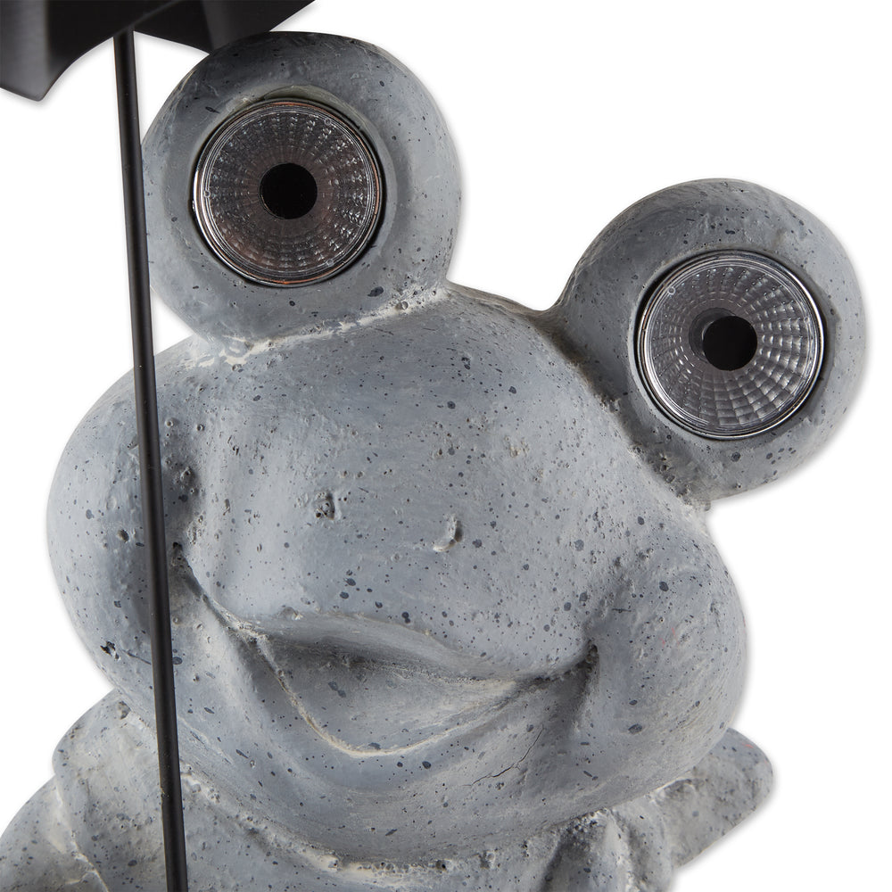 Frogs Under Umbrellas Solar Decoration