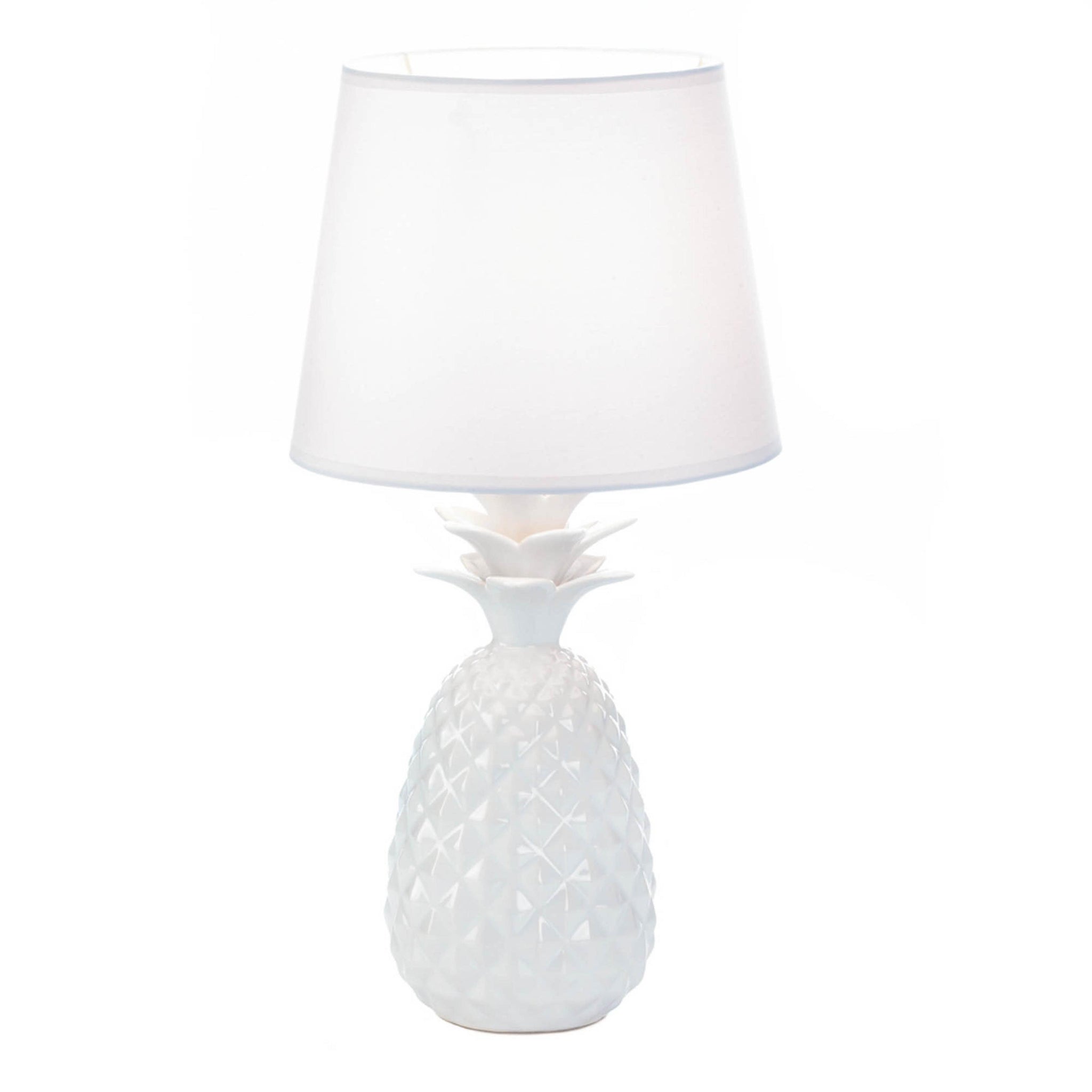 White Pineapple Table Lamp – Zingz Home