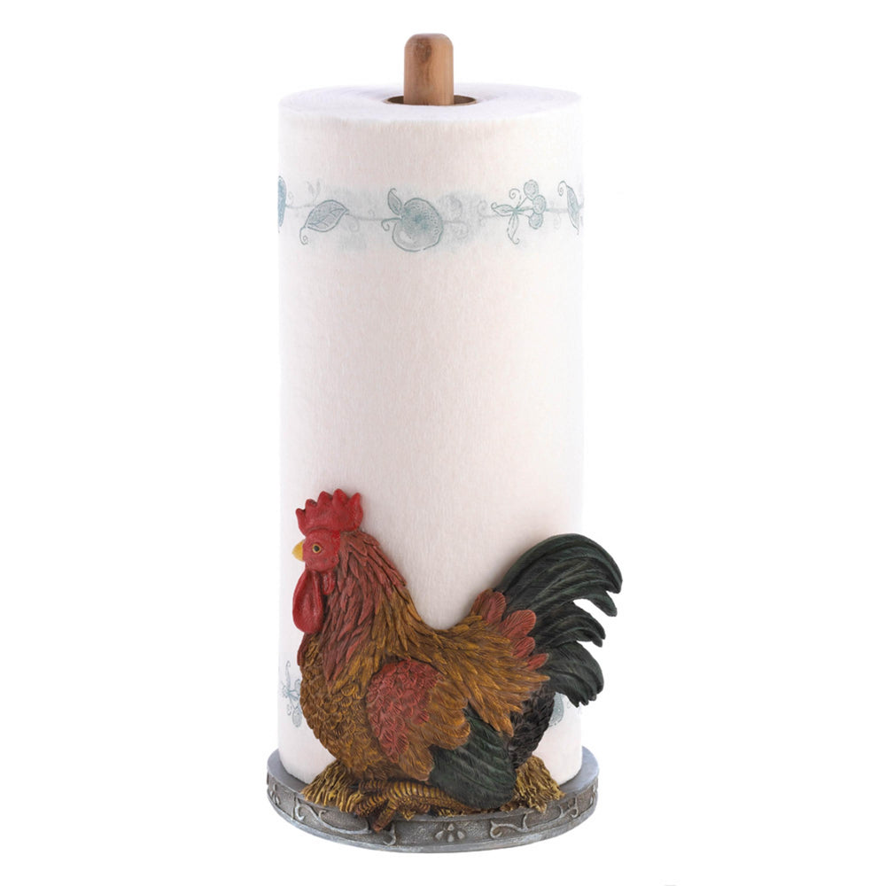 Country Rooster Paper Towel Holder – Zingz Home