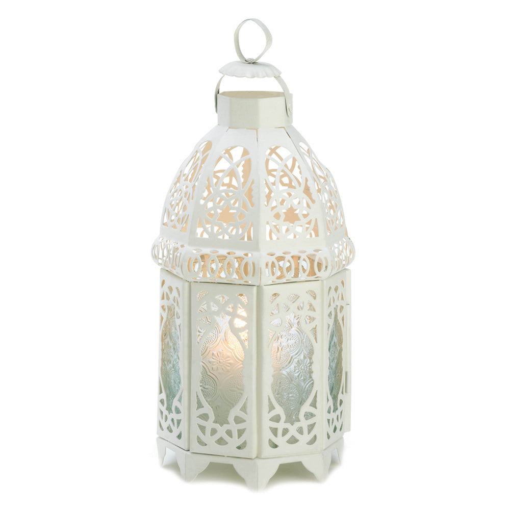 White Lattice Lantern