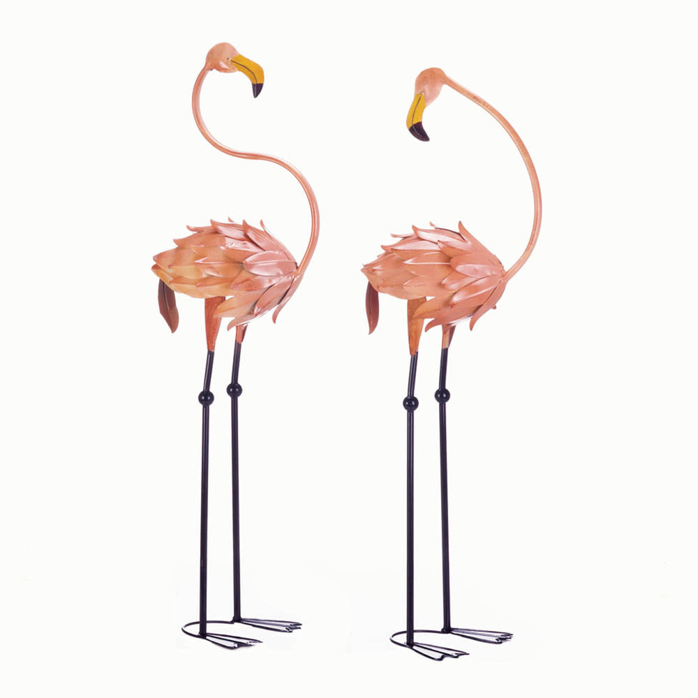Flamboyant Flamingo Garden Stakes