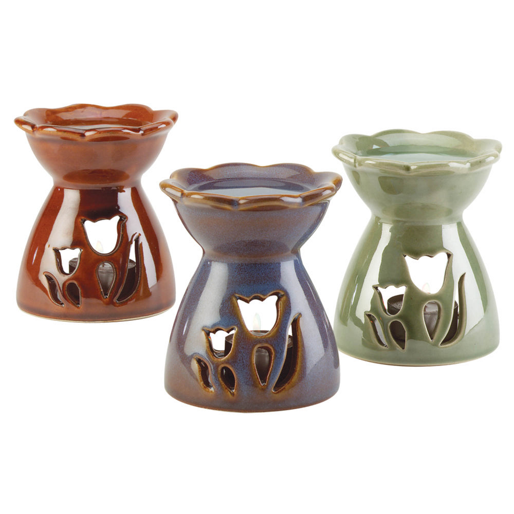 Flower Oil Warmer Trio