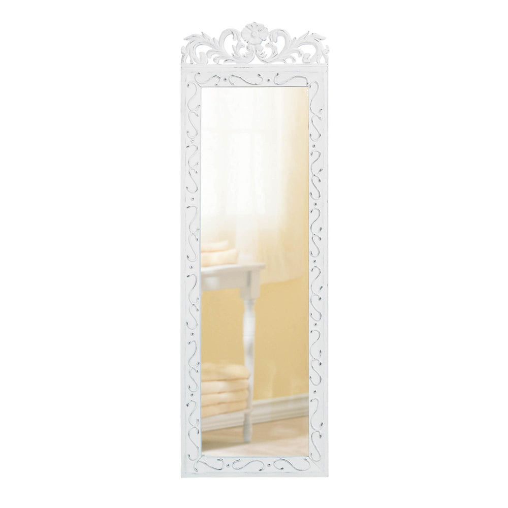 Elegant White Wall Mirror