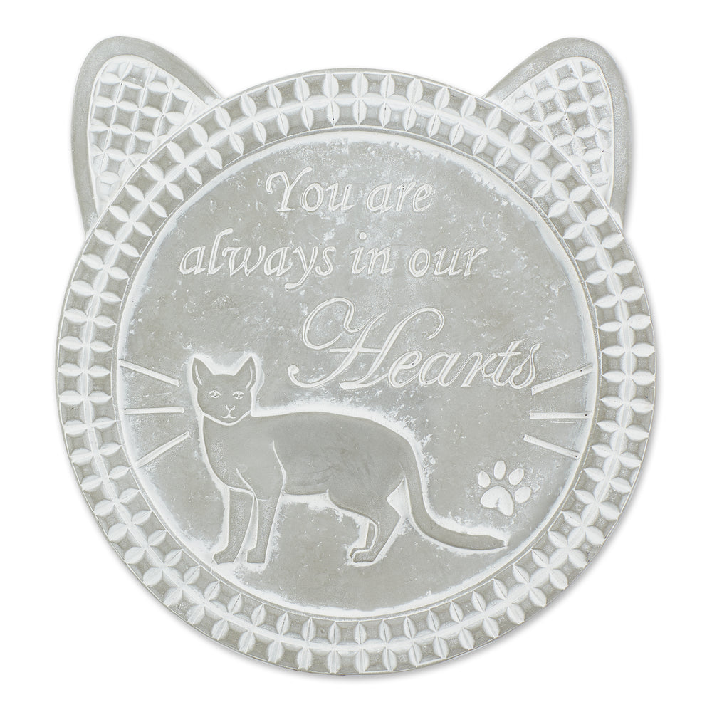 You Are Always in Our Hearts Cat Memorial Stepping Stone