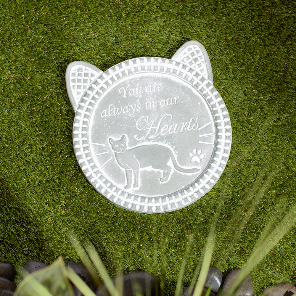 You Are Always in Our Hearts Cat Memorial Stepping Stone