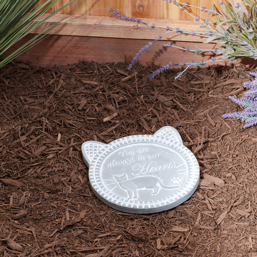 You Are Always in Our Hearts Cat Memorial Stepping Stone