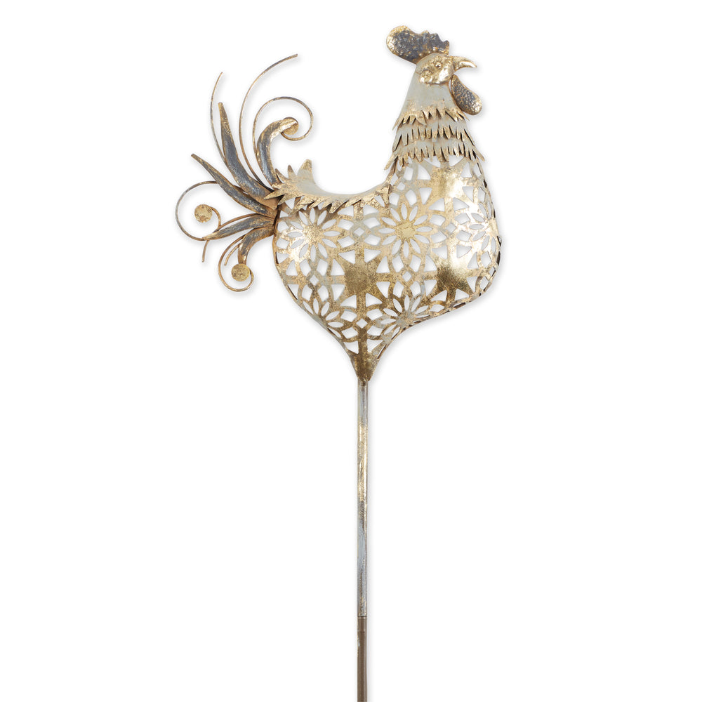 Rooster Garden Stake
