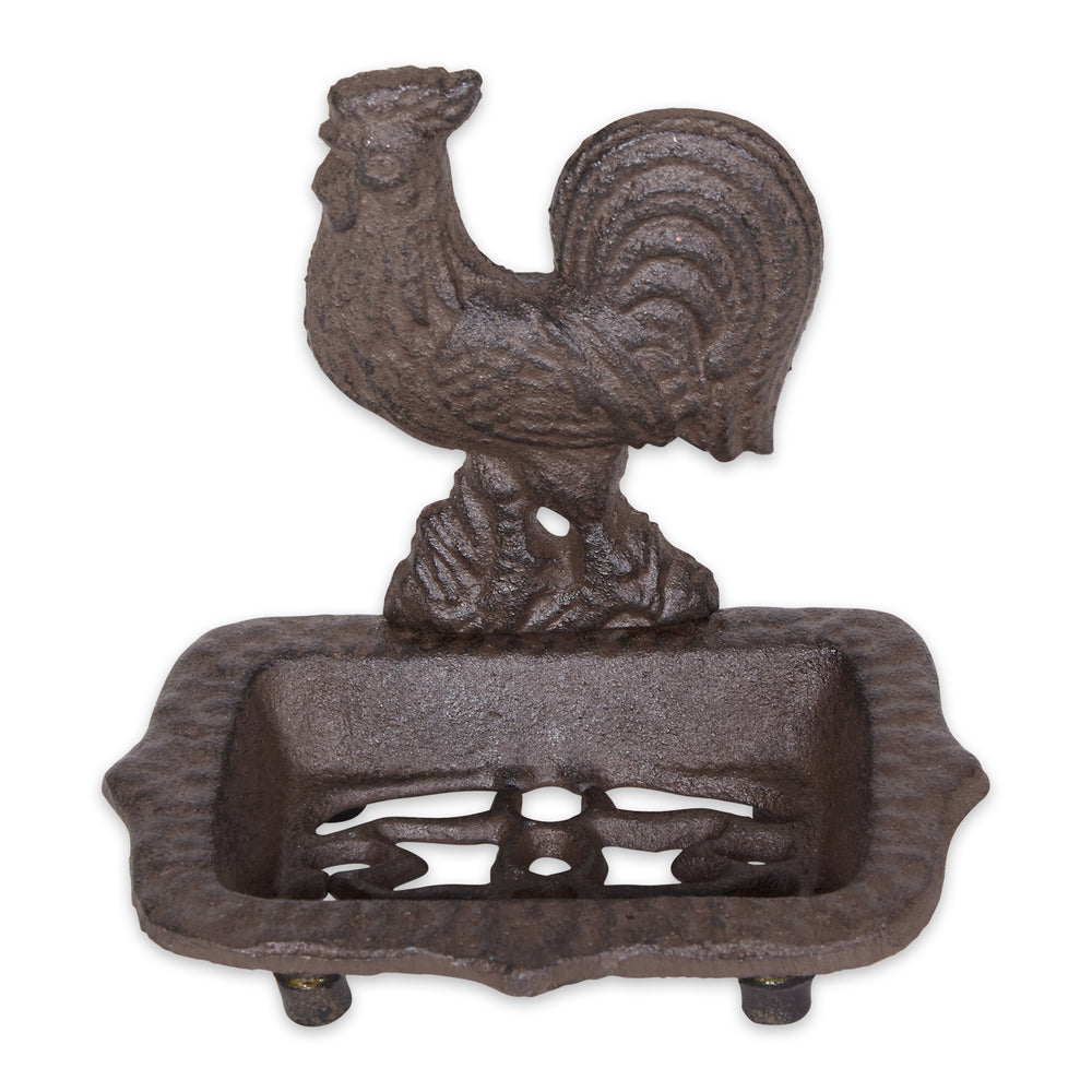 Rooster Cast Iron Soap Dish