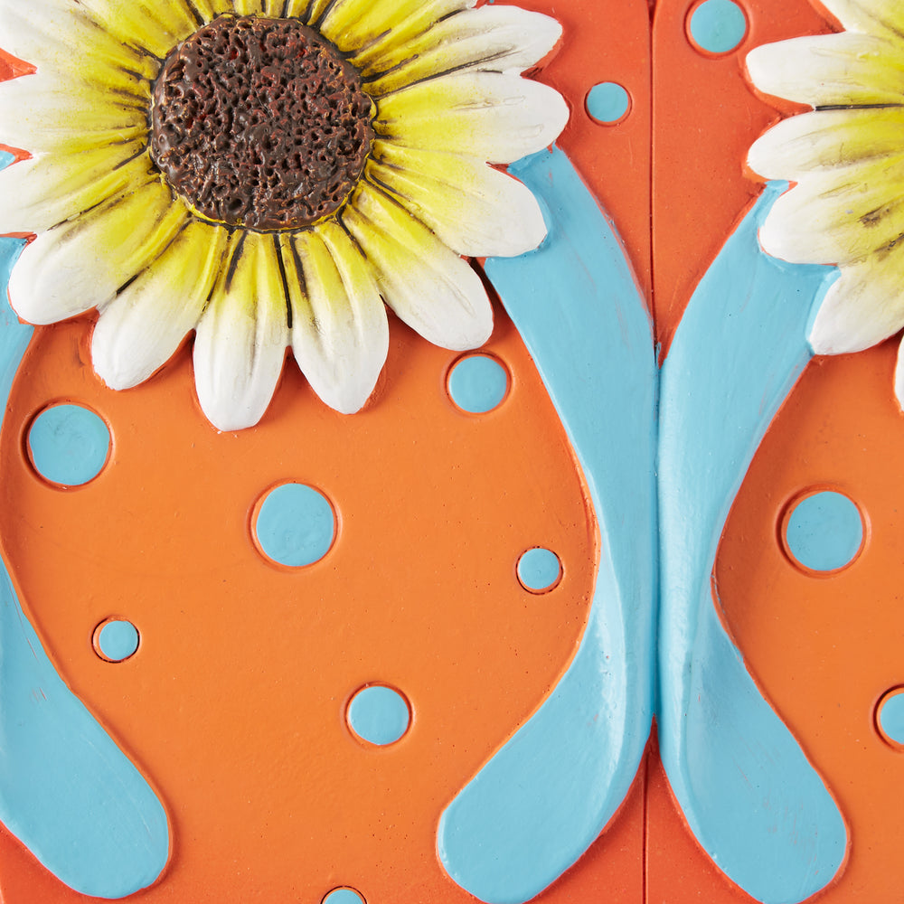 Sunflower Dot Flip Flop Stepping Stone