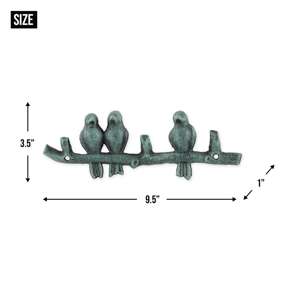 Birds On A Branch Wall Hook Set of 2