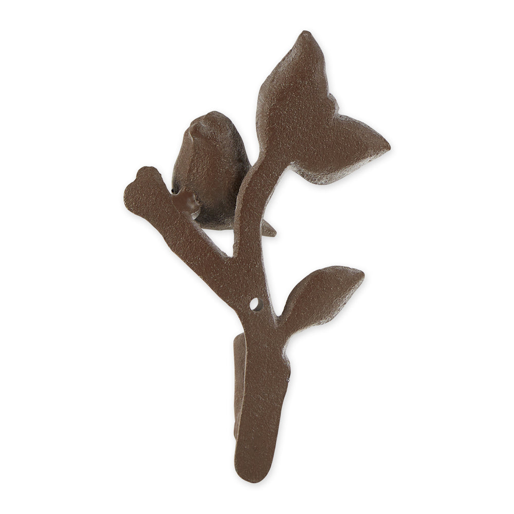 Bird With Leaves Wall Hook Set of 2