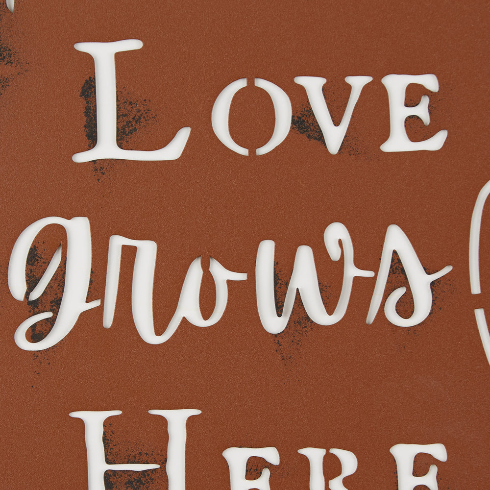 Love Grows Here Garden Stake